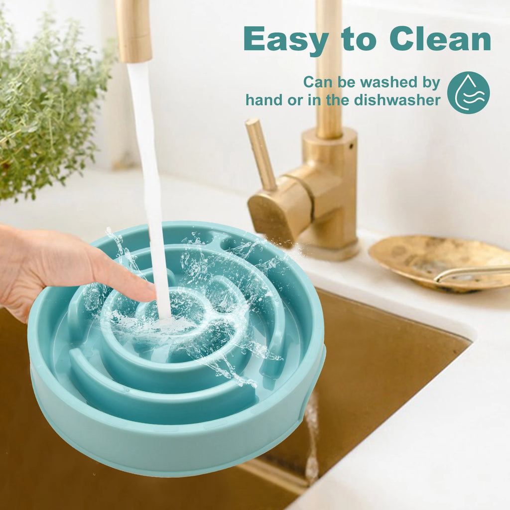 Non-Slip Slow Feeder Dog Bowl