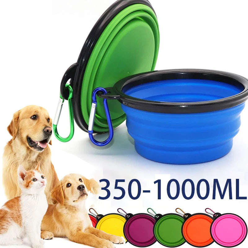 Travel Dog Feeder & Water Bottle