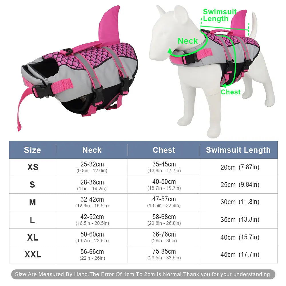 Shark Fin Dog Life Jacket