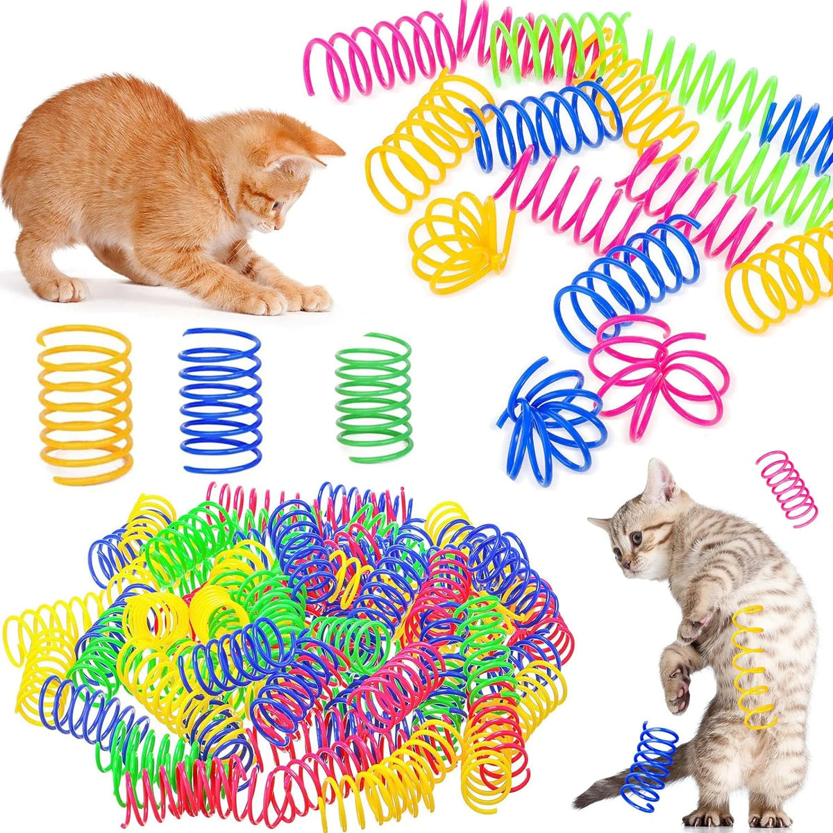 Cat Spring Toy (4 or 12 pack)
