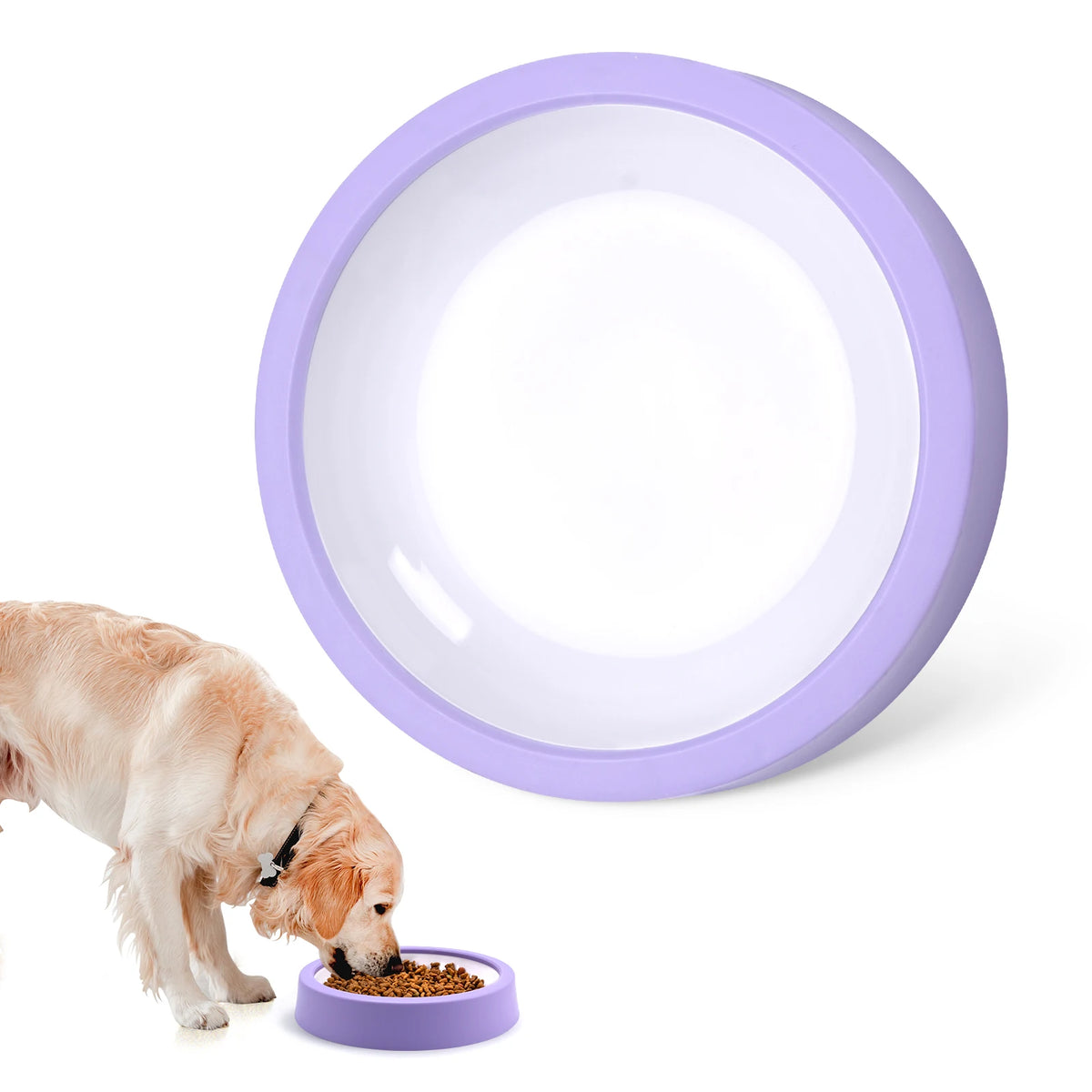 Non-Slip Slow Feeder Dog Bowl
